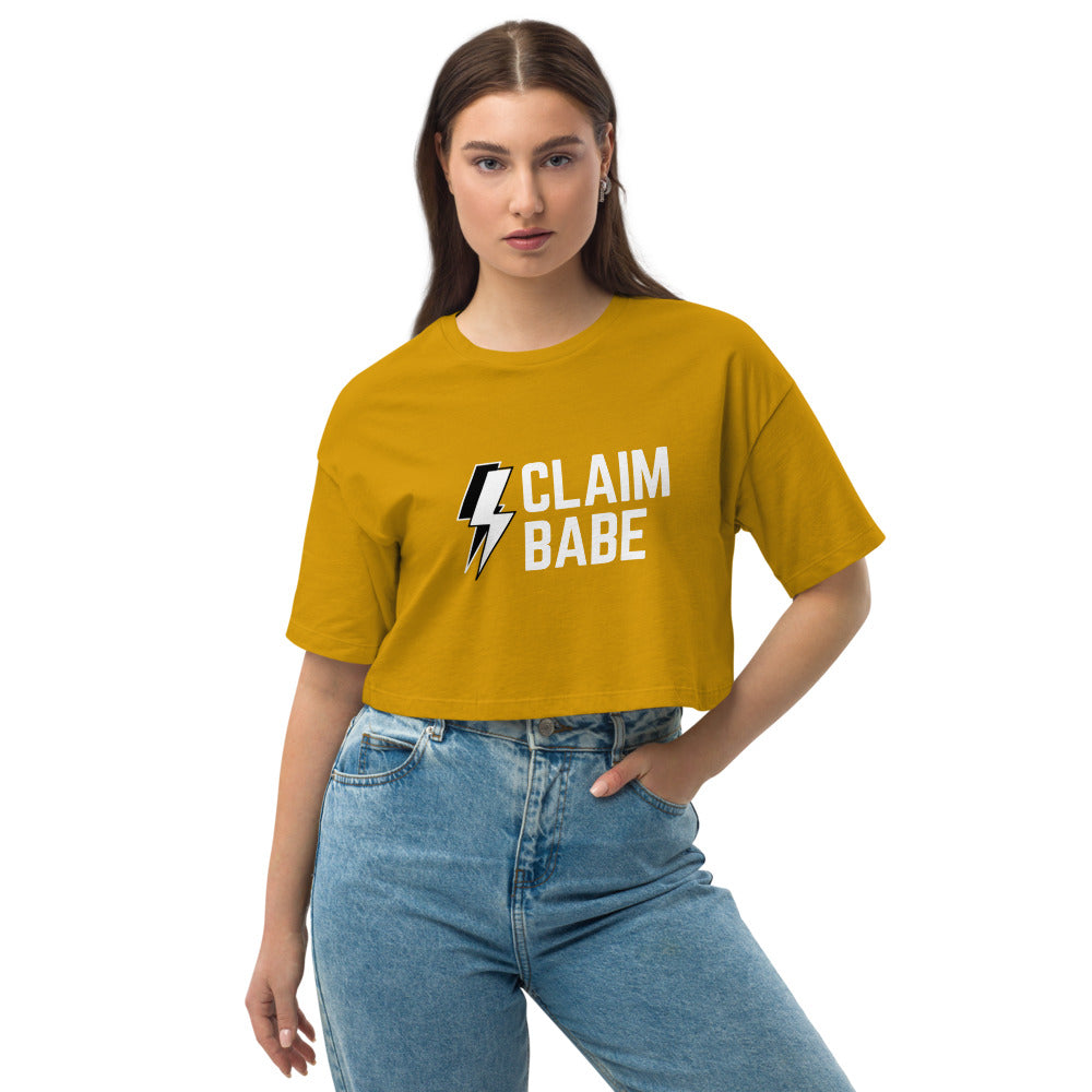 Claim Babe Crop Top T-Shirt